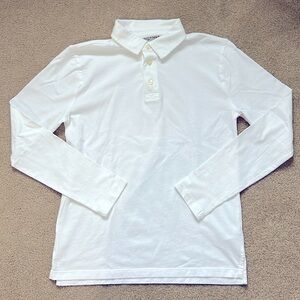 J. Crew Crewcuts Boys Long Sleeve Polo Shirt Size 12